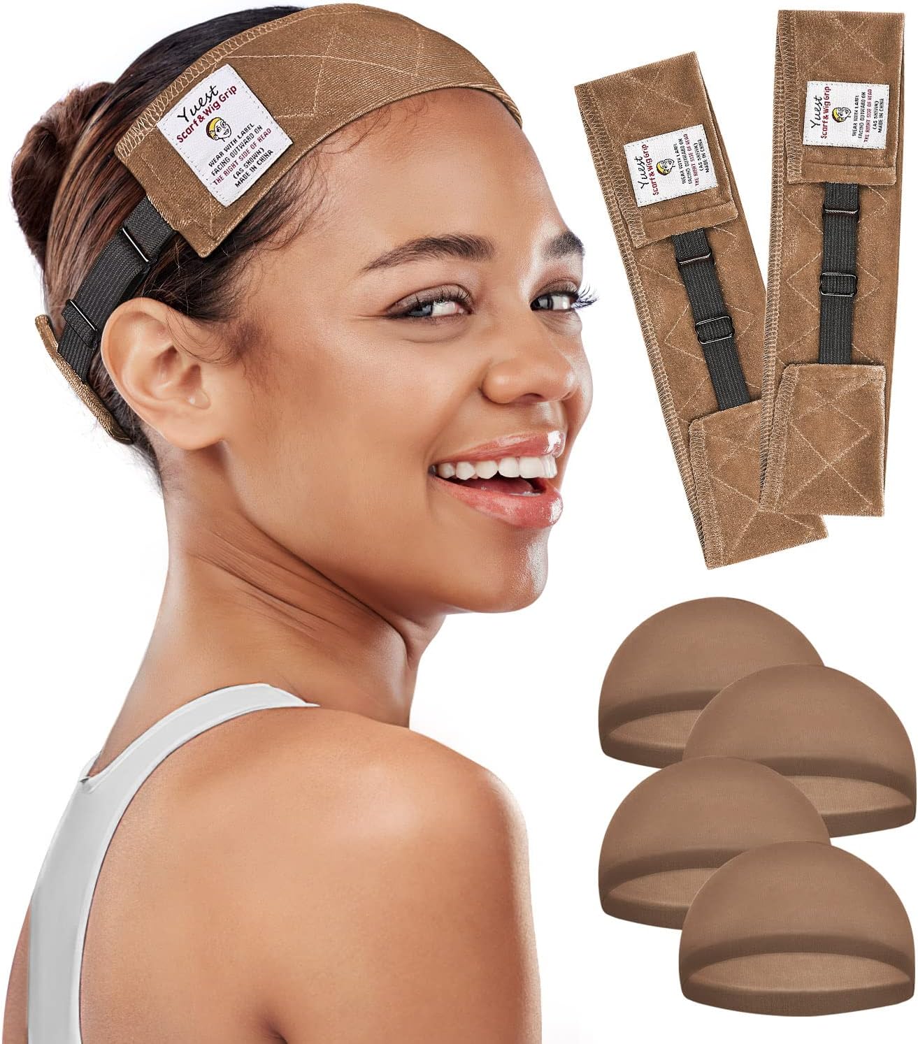 Yuest Wig Grip Wig Bands for Keeping Wigs in Place Velvet