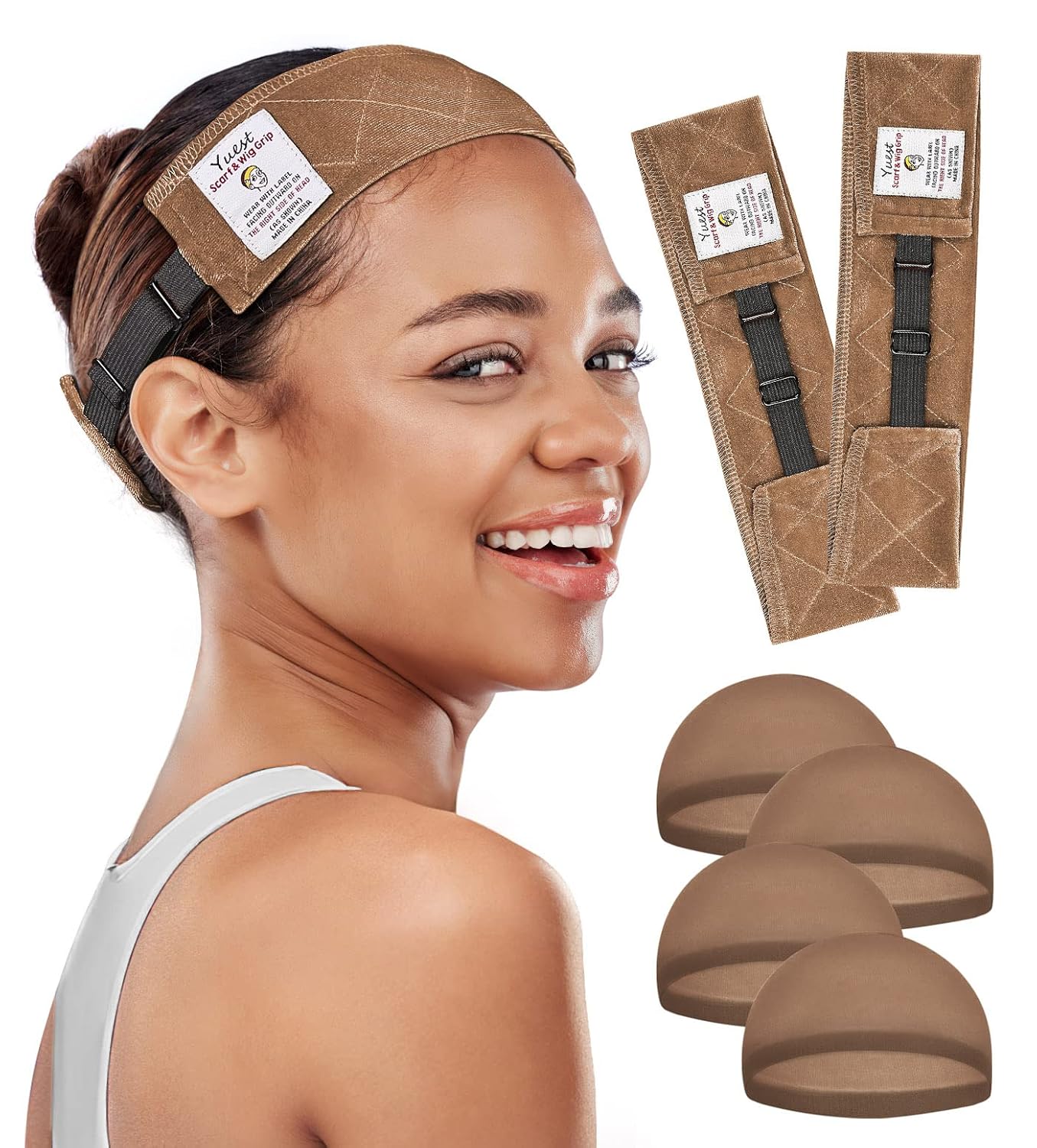 Yuest Wig Grip Wig Bands for Keeping Wigs in Place Velvet