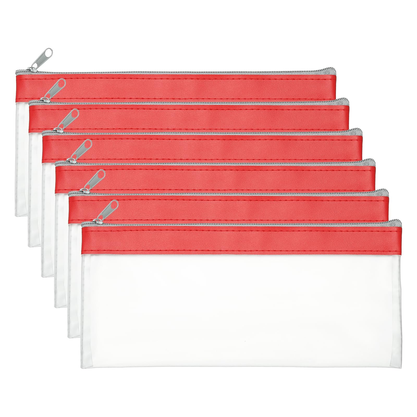 PATIKIL 8.7x3.9 Inch Money Bags with Zipper