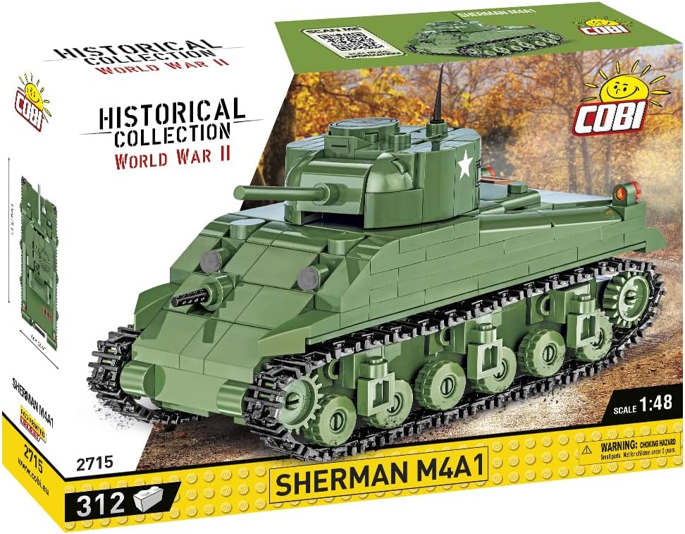 Cobi toys Historical Collection Sherman Firefly Tank, Green (2515)