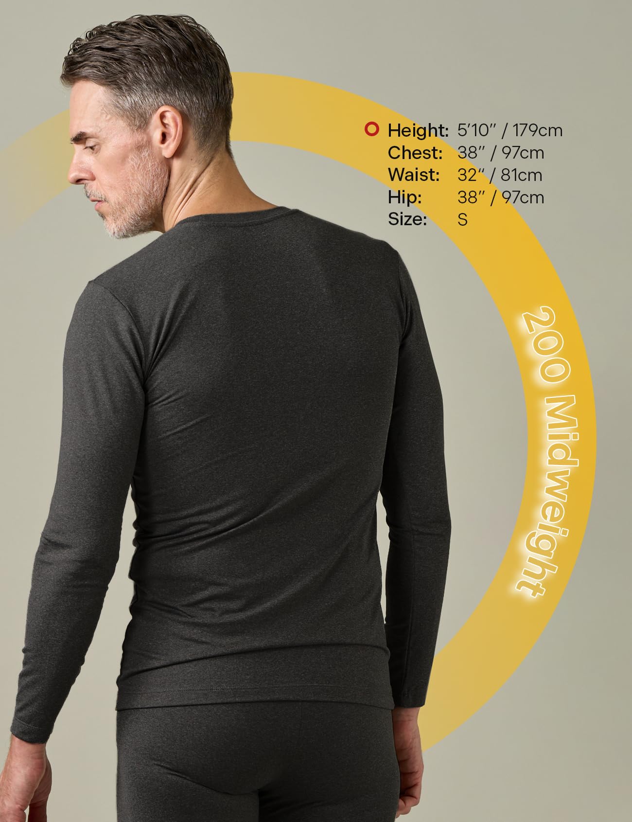 LAPASA Pacco da 2 o 1 Maglia Termica Peso Uomo Maniche Lunghe Canottiera Strato Base - Invernale Sport Allaperto Escursionismo Sci Snowboard M09/M26/M55