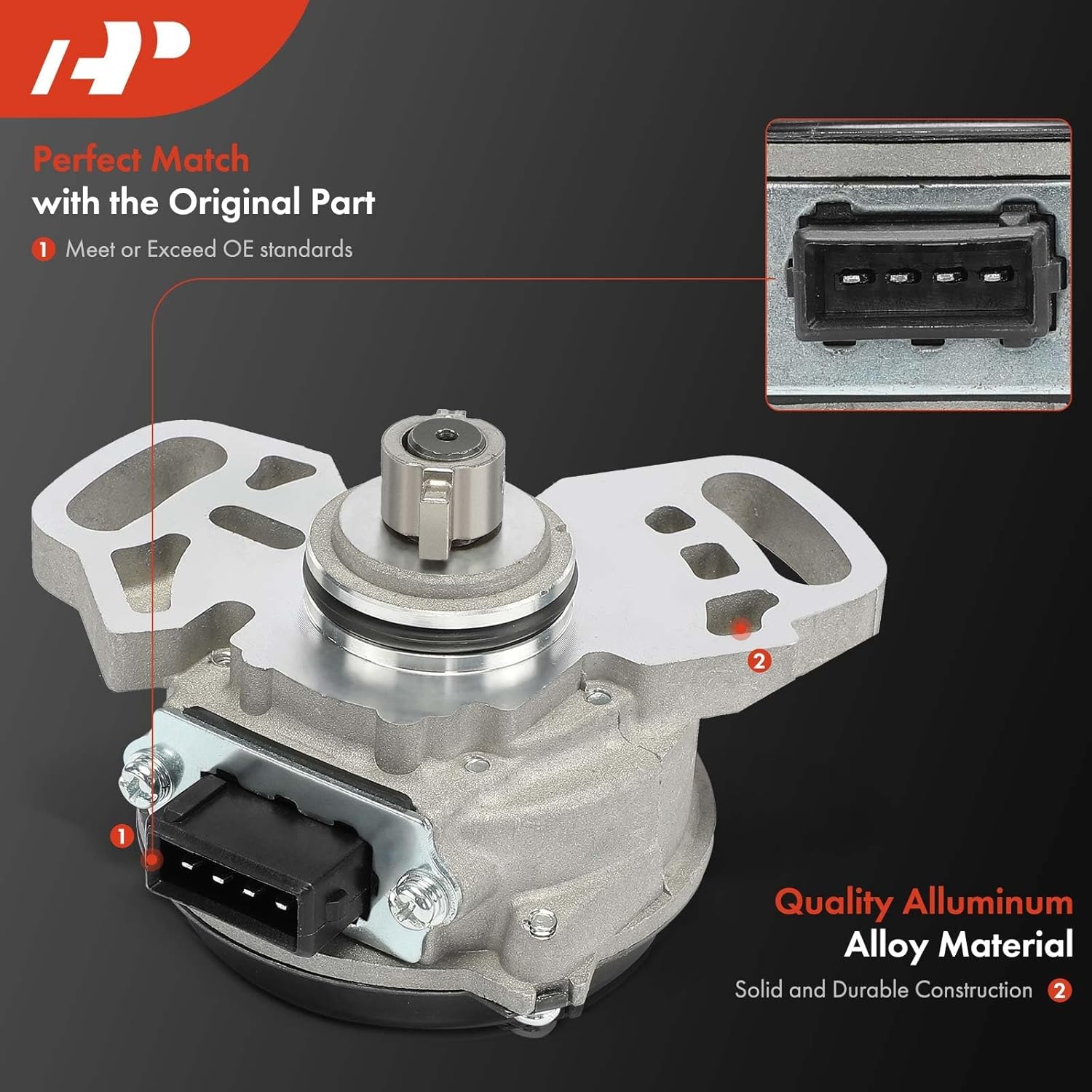 A-Premium Engine Camshaft Synchronizer Compatible with Mitsubishi Eclipse 1991-1992 2.0L, Galant 1991 2.0L & Eagle Talon 1991-1992 2.0L & Plymouth Laser 1991-1992 2.0L