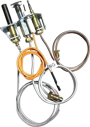 Asamblea piloto de gas natural 446-510A para estufas de gas Heat-N-Glo y Roayl y piezas de chimeneas R5143SRV446-510A