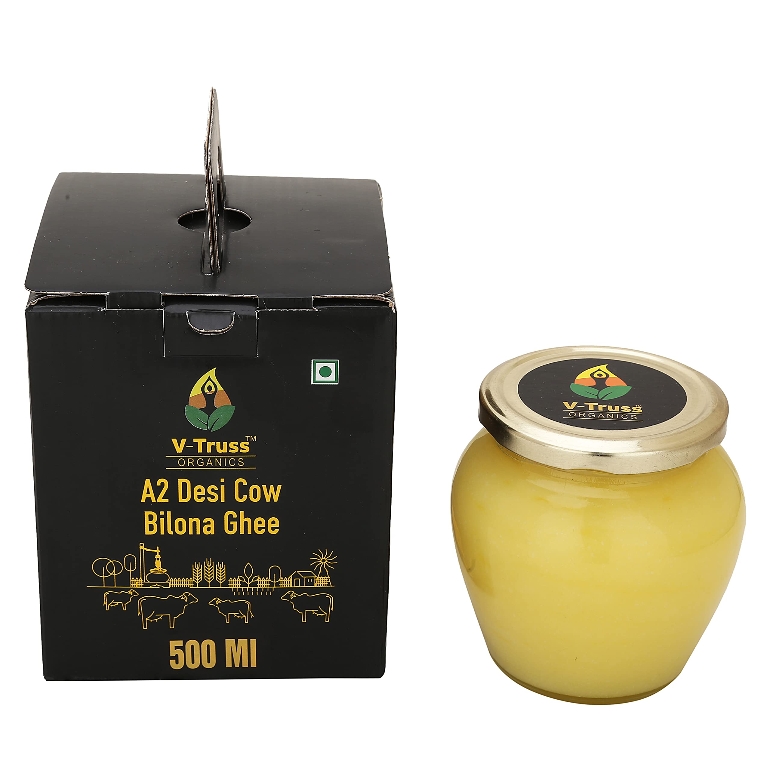See full amazon price history chart for V - Truss Organics A2 Pure Desi Ghee | 100% Desi Gir Cow | Vedic Bilona Method | 500 ml Glass Bottle | Grassfed, Cultured, Premium & Traditional Ghee | Immunity Booster (500 ml) V - Truss Organics A2 Pure Desi Ghee | 100% Desi Gir Cow | Vedic Bilona Method | 500 ml Glass Bottle | Grassfed, Cultured, Premium & Traditional Ghee | Immunity Booster (500 ml) (B097T2QF47) Amazon Price History, Amazon Price Tracker