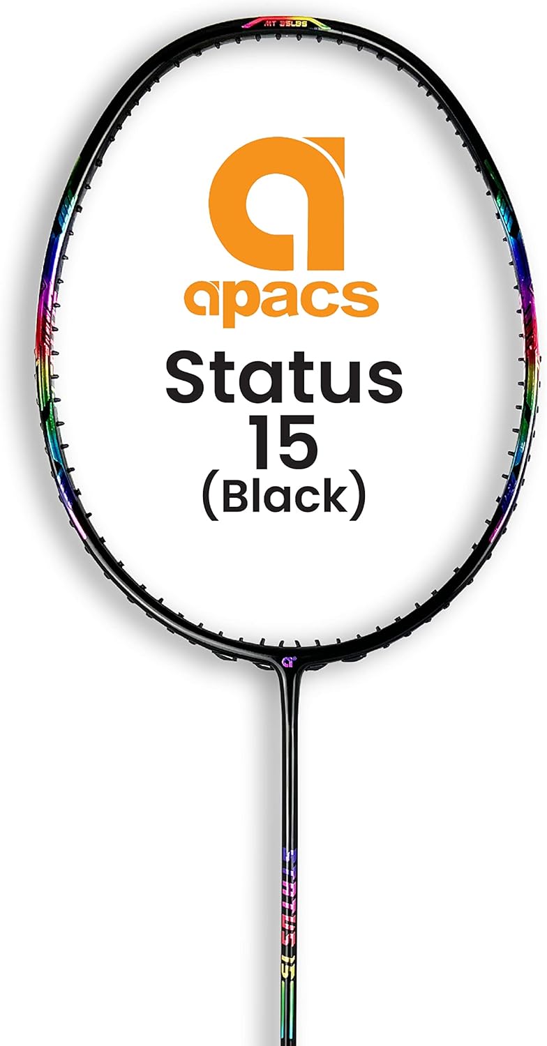 ApacsSports Status 15 Black Unstrung Badminton Racket (4U