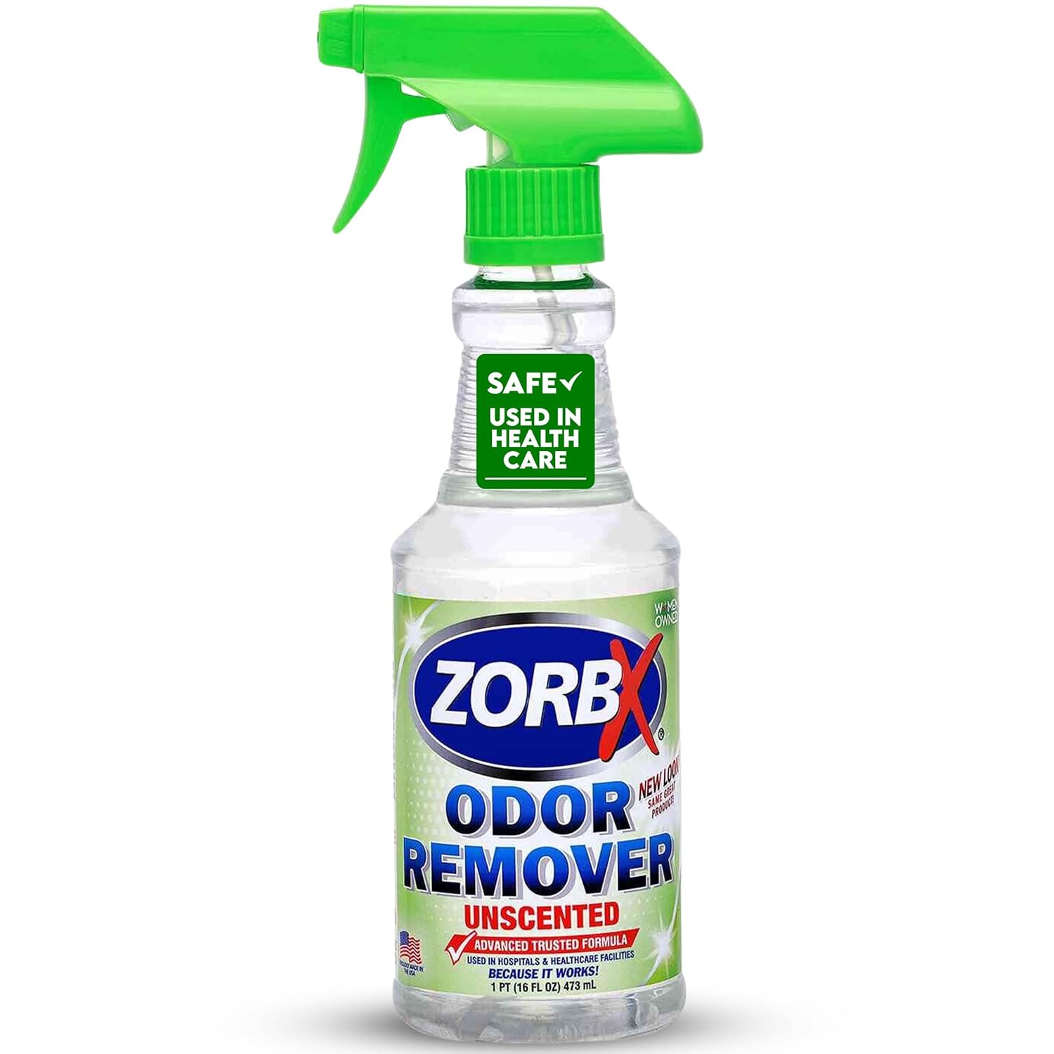 ZORBX Unscented Odor Eliminator for Strong Odor 16 Fl Oz - Used in Hospitals Healthcare Facilities - Advanced
