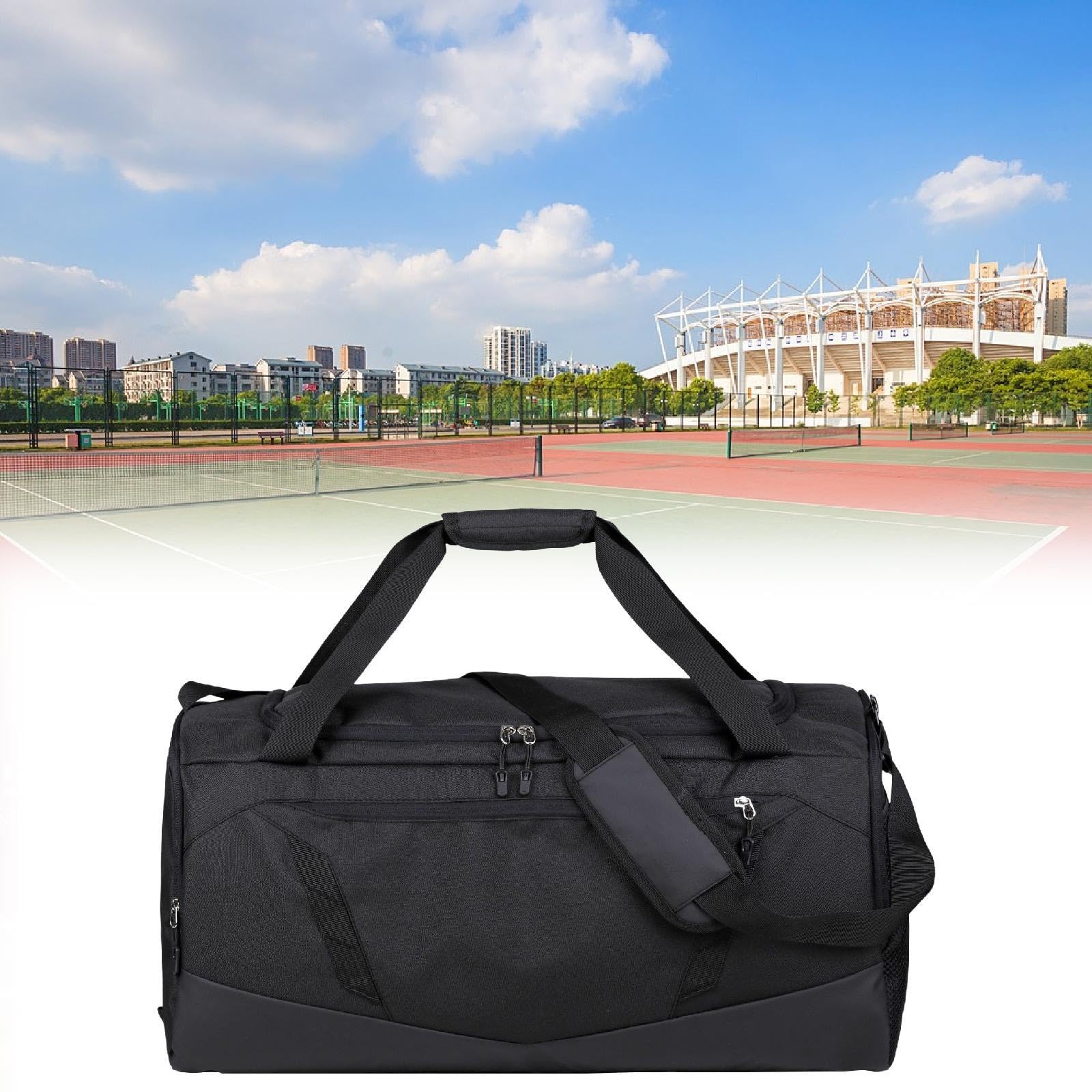 Borsa Da Viaggio Con Pochiera Per Umidità E Compartmento,Nero