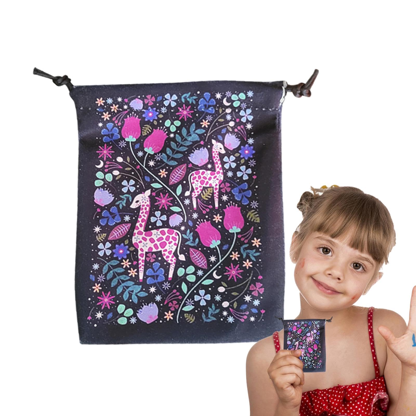 Bolsa De Almacenamiento Para Cartas De Tarot De 13x18 Cm – Terciopelo Compuesto Con Cordón, Ligera Y Portátil, Ideal Para Tarot, Joyas, Dados Y Pequeños Objetos