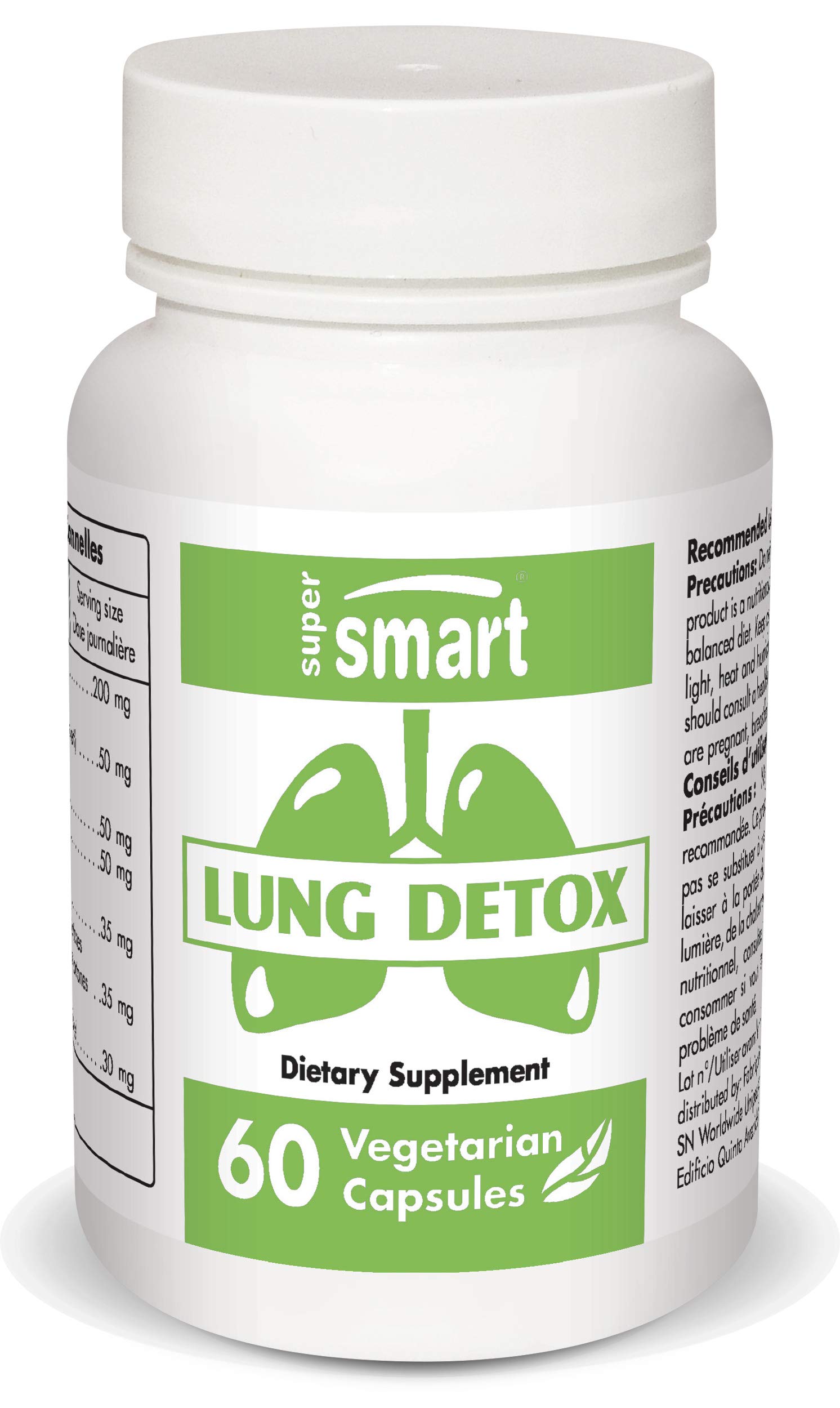 Supersmart Lung Detox Natural Formulation with Quercetin, Bromelain