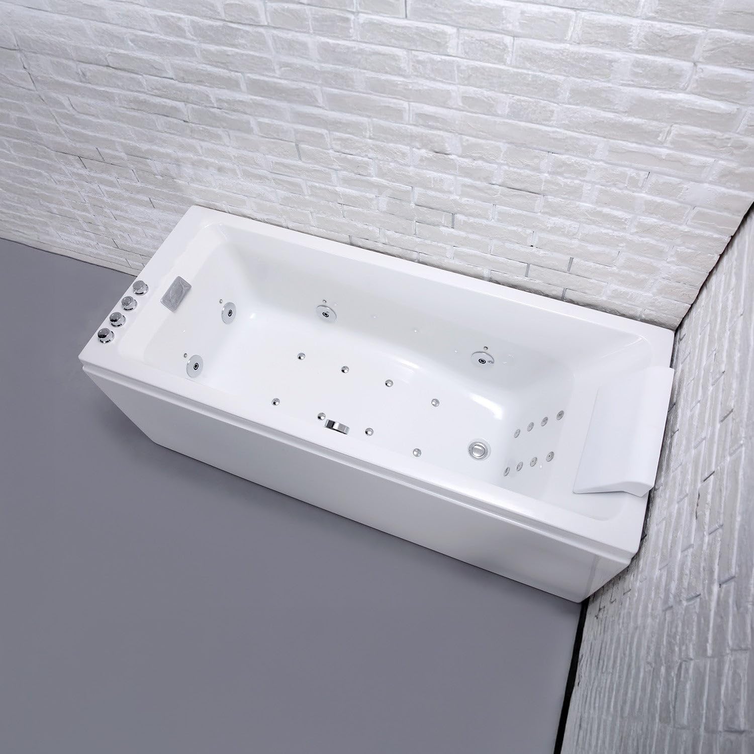 SPALINA TENZO Wave - Bañera de hidromasaje Clásica L. 170 x l. 70 cm