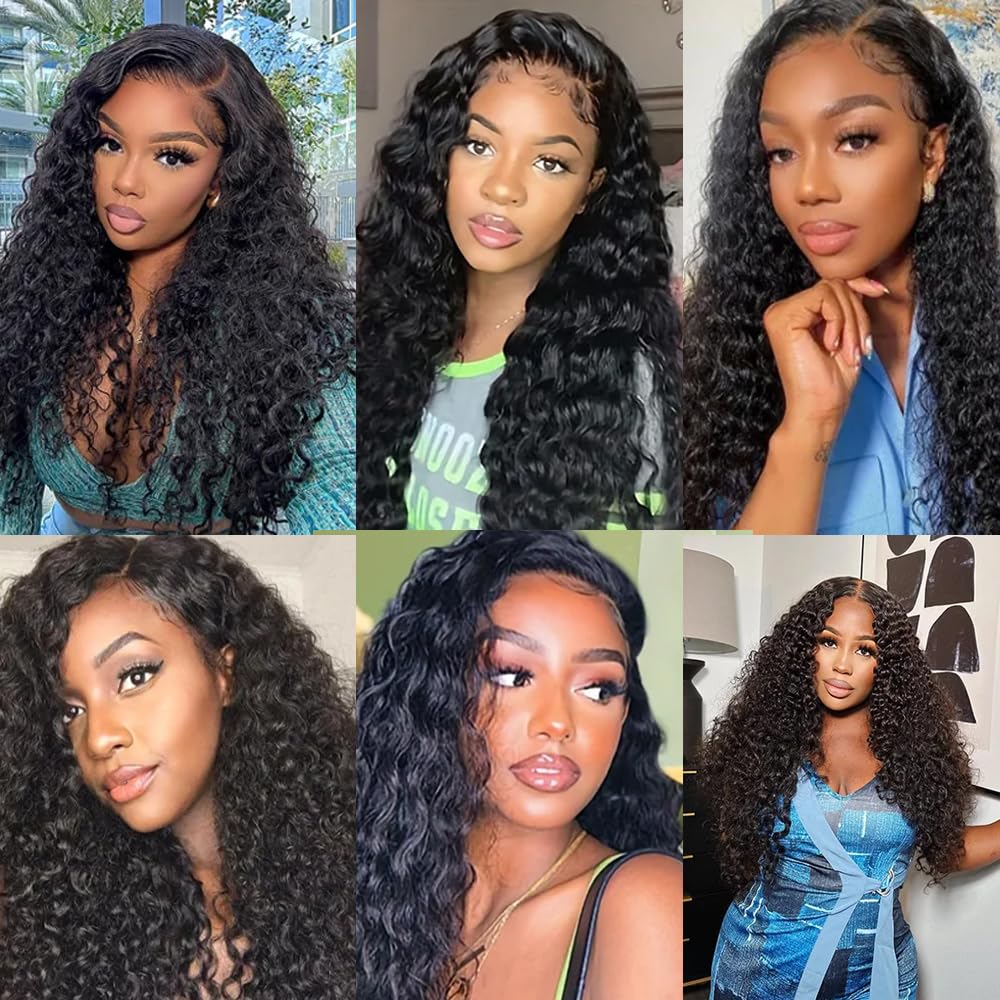Brazilian Water Wave Human Hair Extensions 22 24 26 Inch Bundles Amazon.com : Water Wave Bundles Human Hair 22 24 26 Inch  main image 3