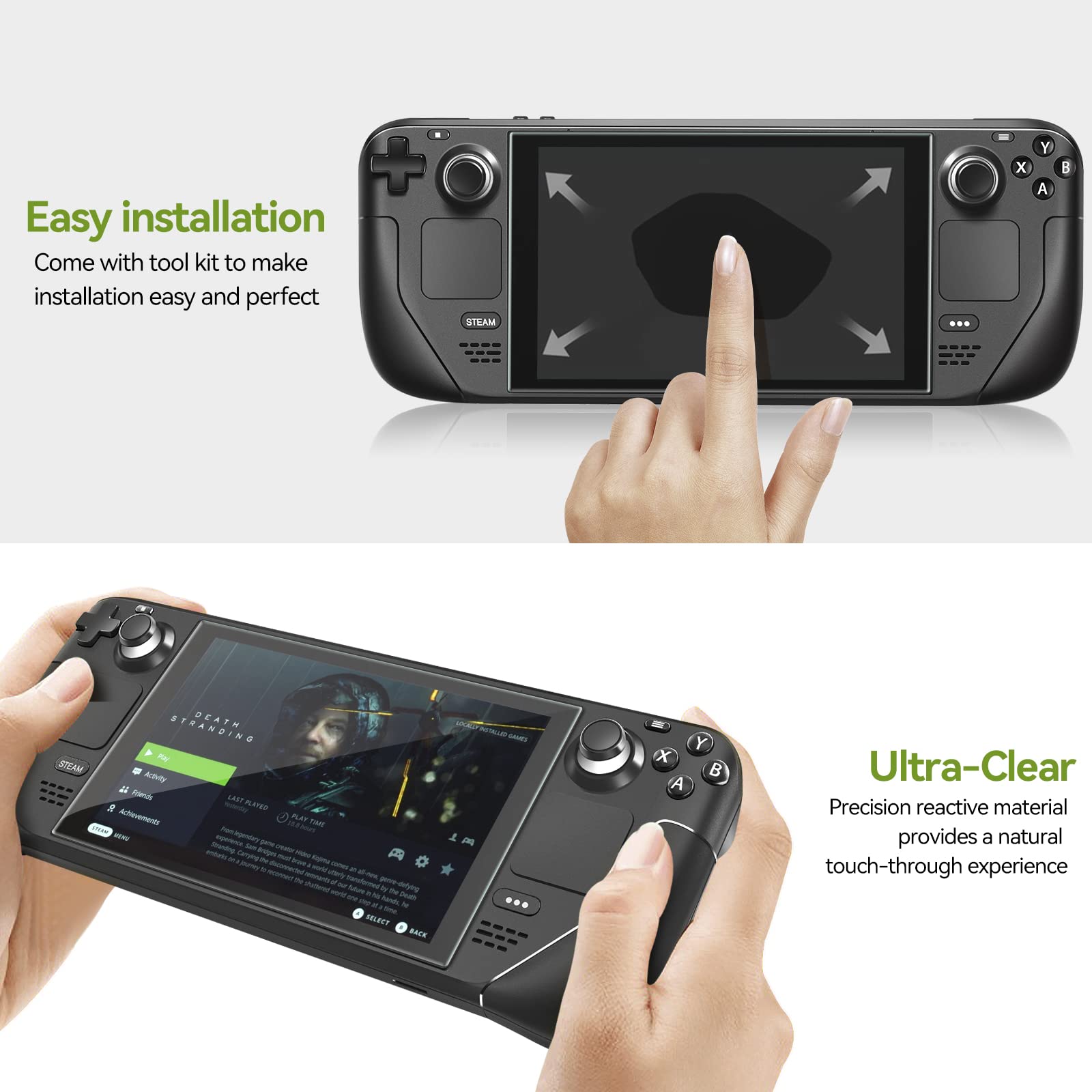 ivoler 2 szt. ochraniacz ekranu kompatybilny z parą zaworu z łatwym narzędziem do ramki, szkło hartowane premium, twardość 9H, bez pęcherzyków powietrza, odporne na zarysowania