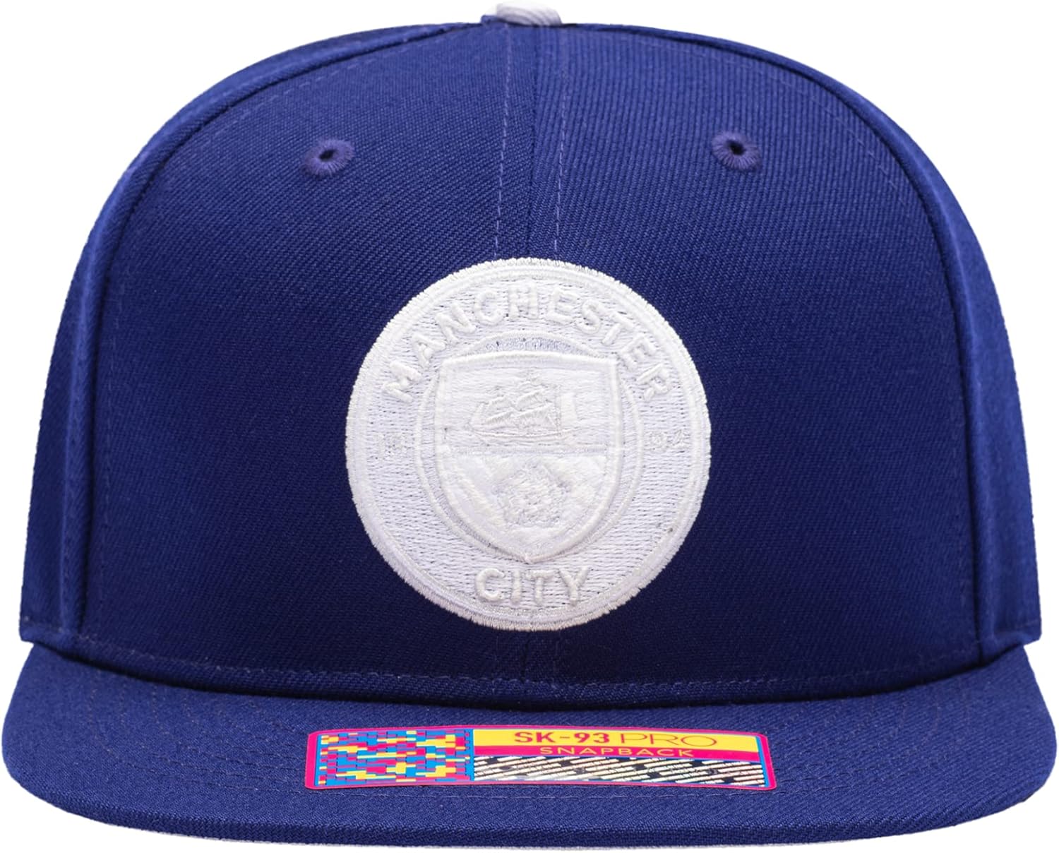 Fan Ink Manchester City 'America's Game' Adjustable Snapback Soccer Hat/Cap Navy Blue