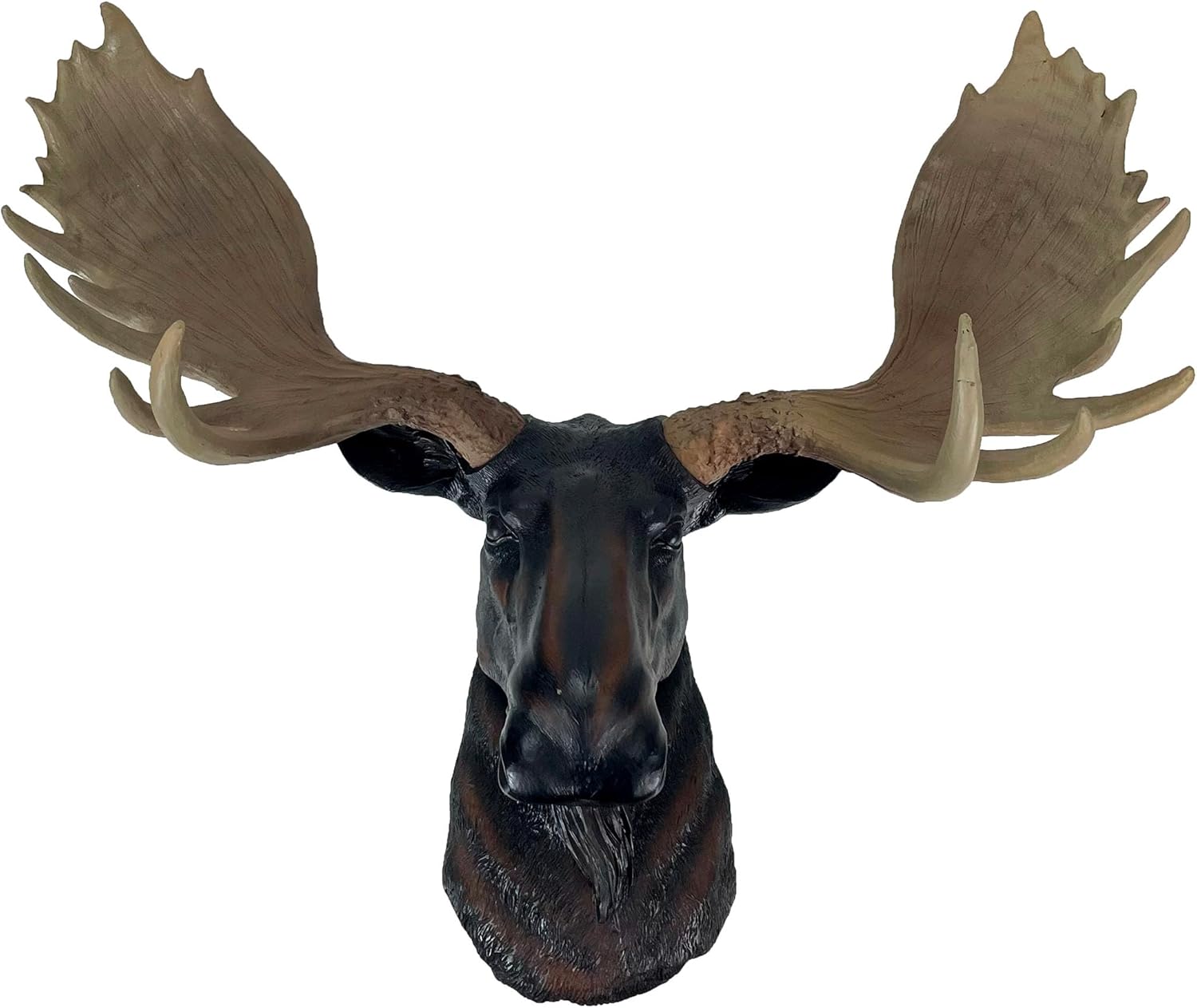 DWK North American Moose Head Bust Resin Wall Hanging 23 Inches Long