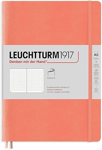 Miniatura 54 de LEUCHTTURM1917 - Cuaderno mediano A5 de tapa blanda, 123 páginas numeradas para escribir y llevar un diario (color verde bosque, rayado) Verde