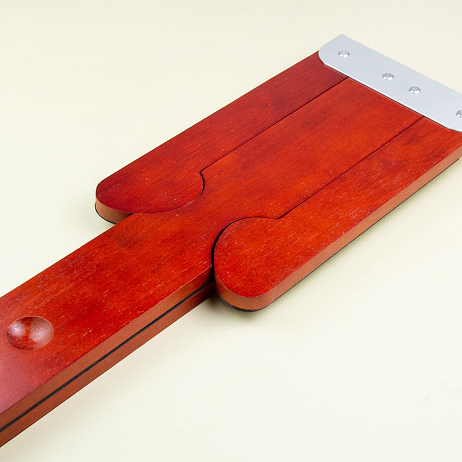 Tope de madera para violonchelo antideslizante en forma de T, protector de suelo portátil, con textura de madera para mejorar la estabilidad