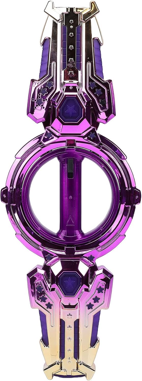 Extendable Rotating Sword Toy with Colourful LED Lights Promotes Creativity and Practical Skills. Compact and Easy to Carry for Interactive Parent-Child Activities