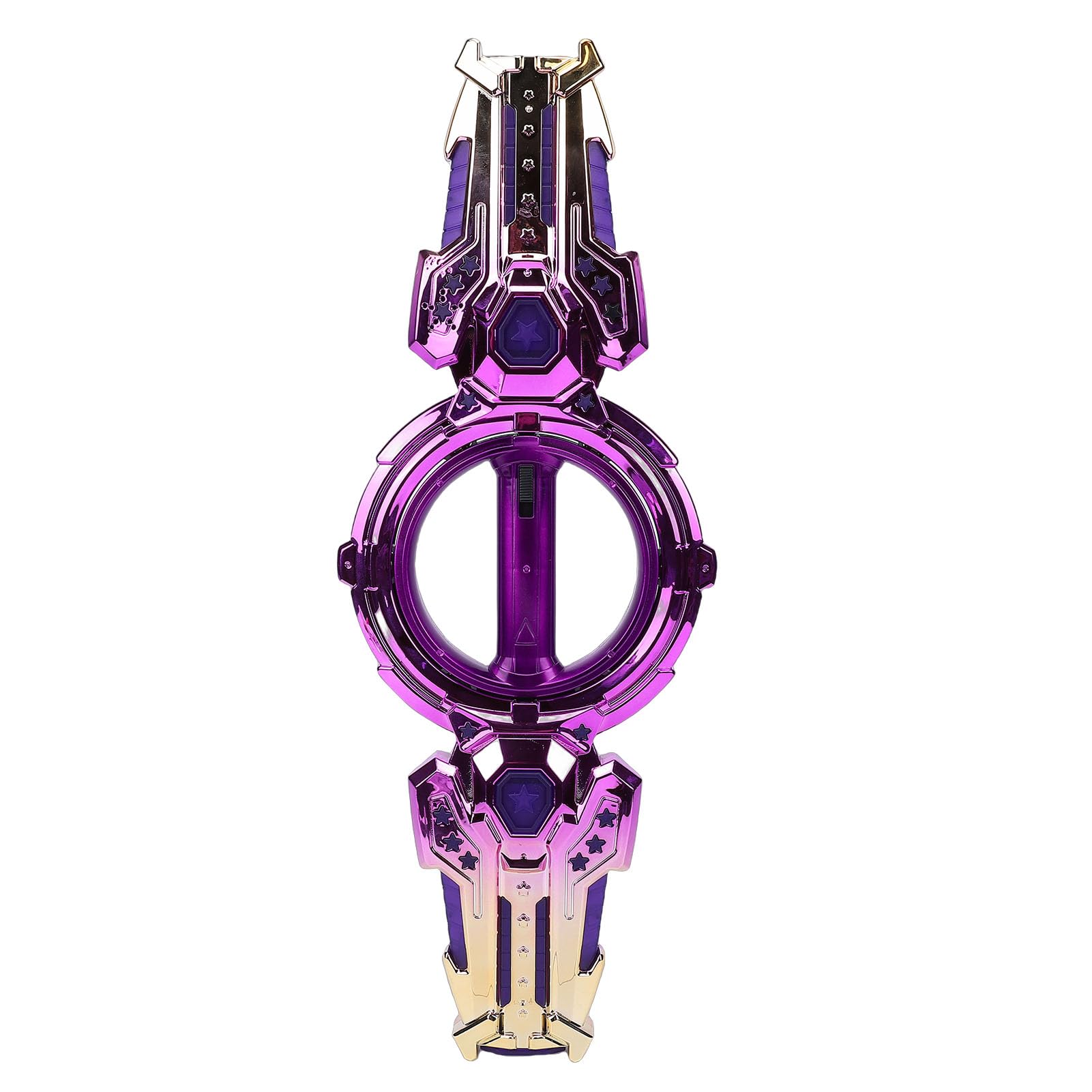 Hidyliu Giocattolo con Spada Retrattile Luminosa con Luci LED Colorate per la Ricreazione dei Bambini all'Interno e all'Esterno (Viola)