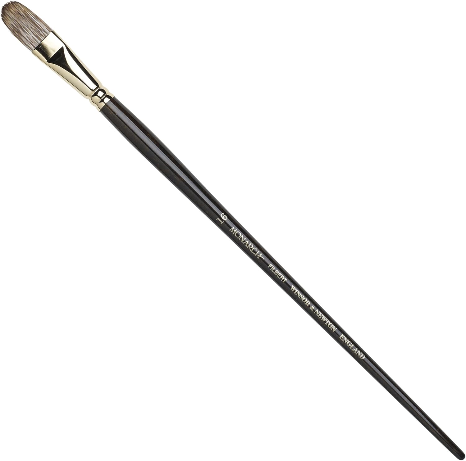 Winsor & Newton Monarch Filbert Long Handle Brush, Size 16