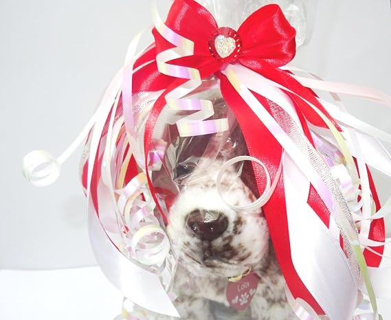 German Short Haired Pointer 12 Plush Toy Dog Plushie Can Be Personalized & Customized With An Engraved Tag, Collar and Stunning Gift Wrap