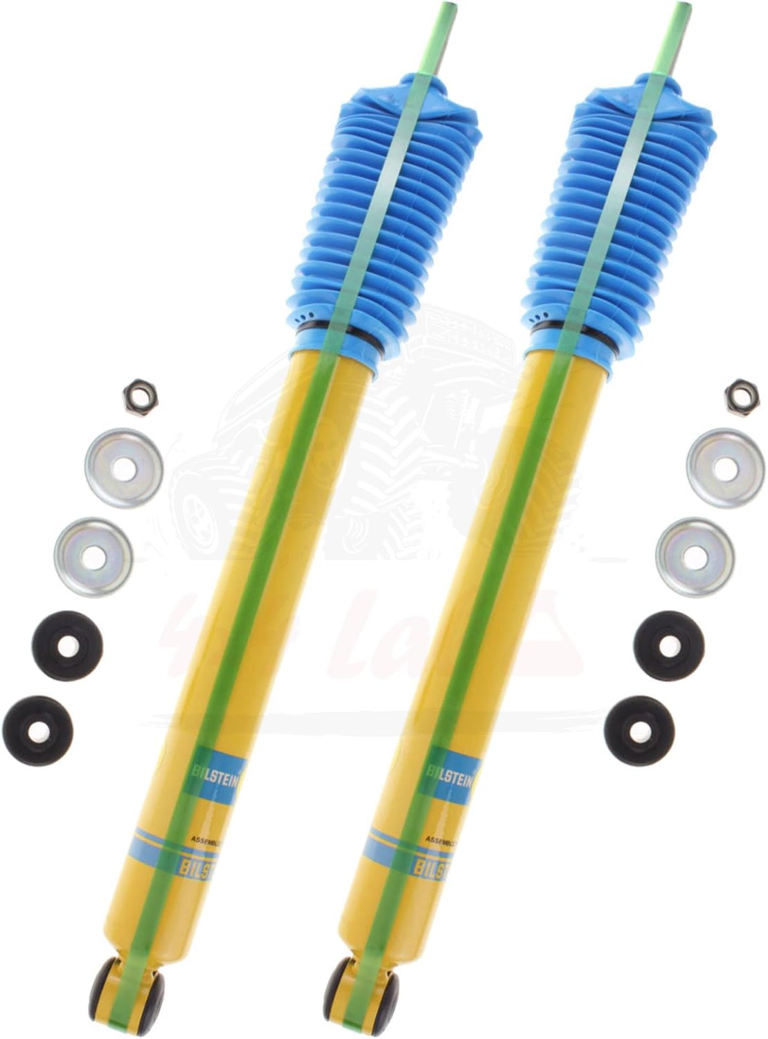 Bilstein 24-185141 B6 4600 Series Set of 2 Rear Monotube Replacement Gas Charged Shock Absorbers for 2004 Ford F-150 Heritage 4WD 0-2 Inch Lift