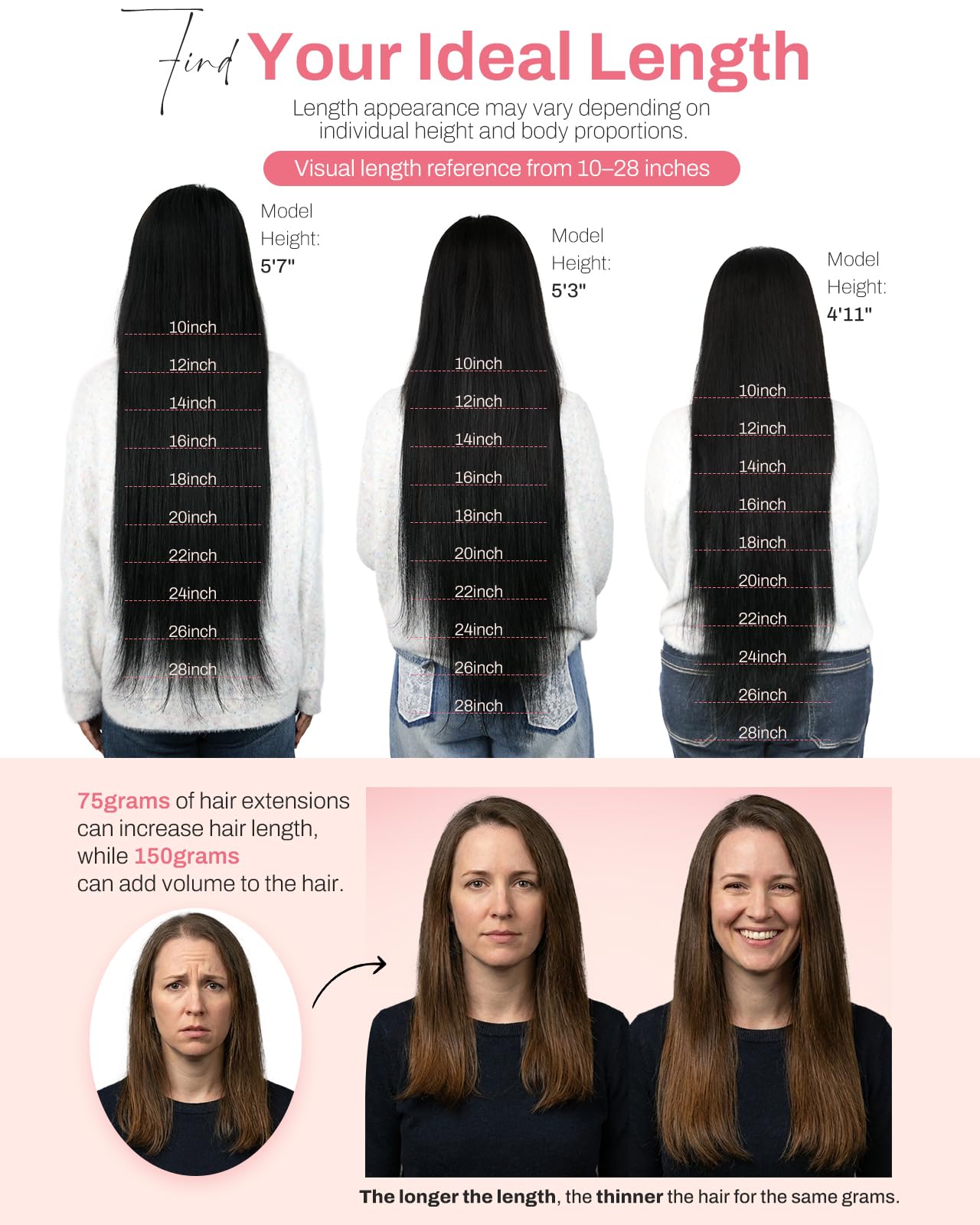 Moresoo Pasemka doczepiane z prawdziwymi włosami Remy, blond z pasemkami, 60 cm, przedłużające włosy, pasemka z prawdziwymi włosami, platynowy blond, gładkie, 10 sztuk, 25 gramów #60