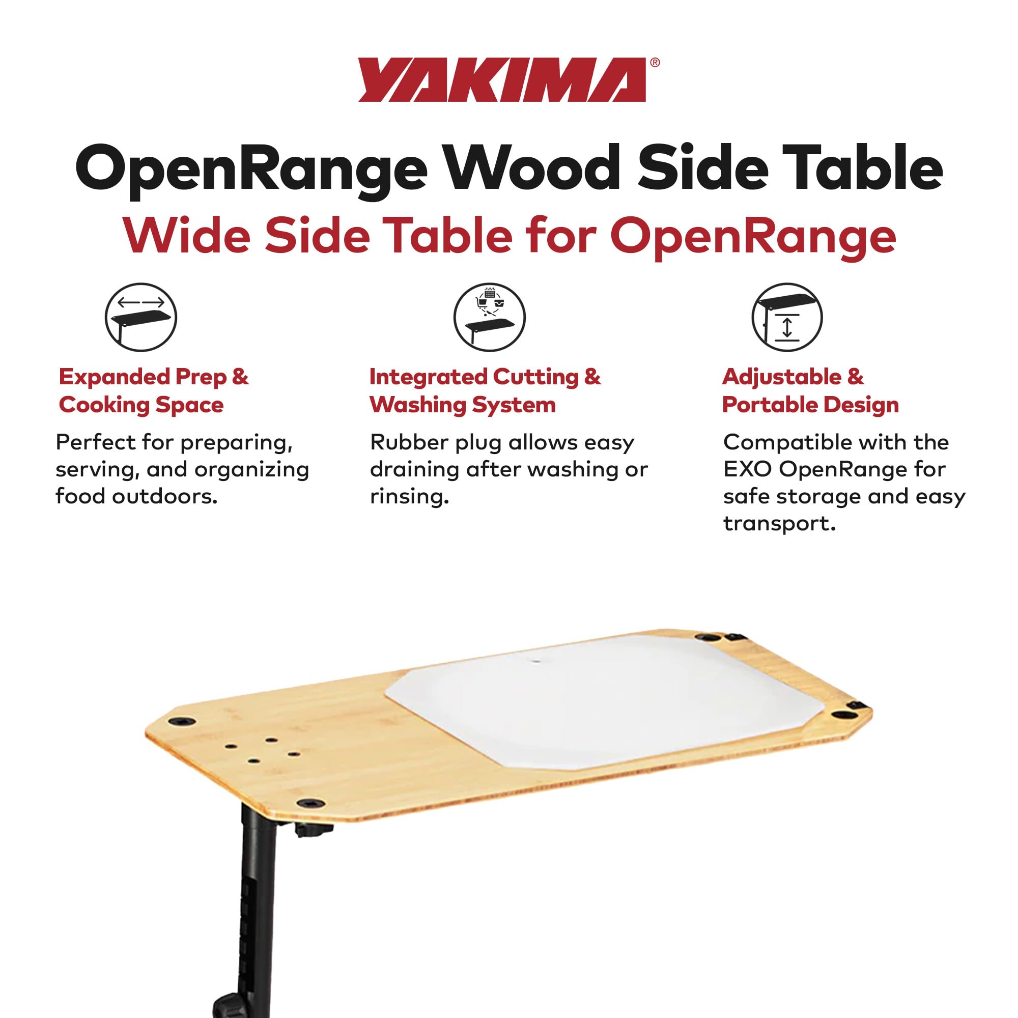 Amazon.com: Yakima EXO OpenRange 13 x 27 Inch Wooden Side