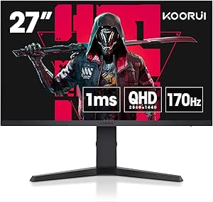 KOORUI 27" 1440P Gaming Monitor