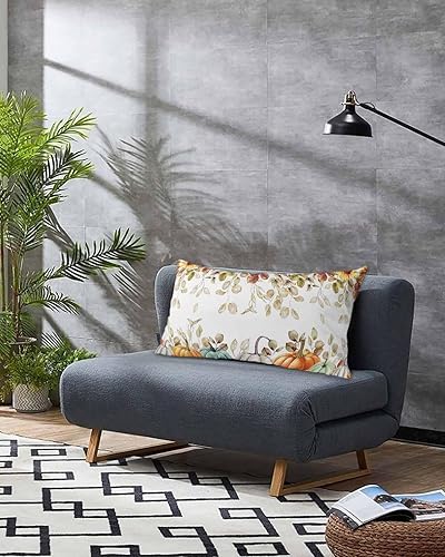 Miniatura 3 de Fundas de almohada de otoño de Acción de Gracias, tamaño King, fundas de almohada suaves decorativas para sofá de cuerpo largo con cierre de sobre,