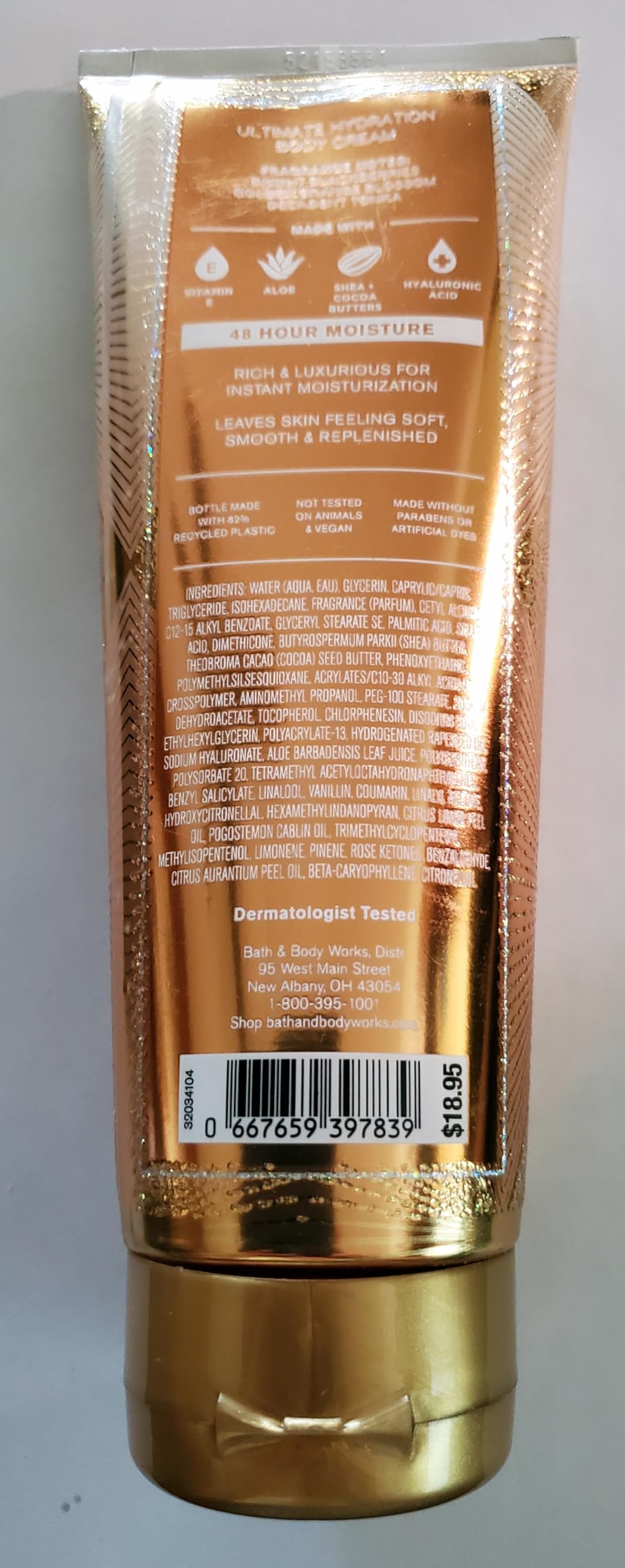 Amazon.com : Bath & Body Works Touch of Gold Body Cream 8 Ounces