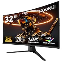 KOORUI 32 Inch Curved Gaming Monitor