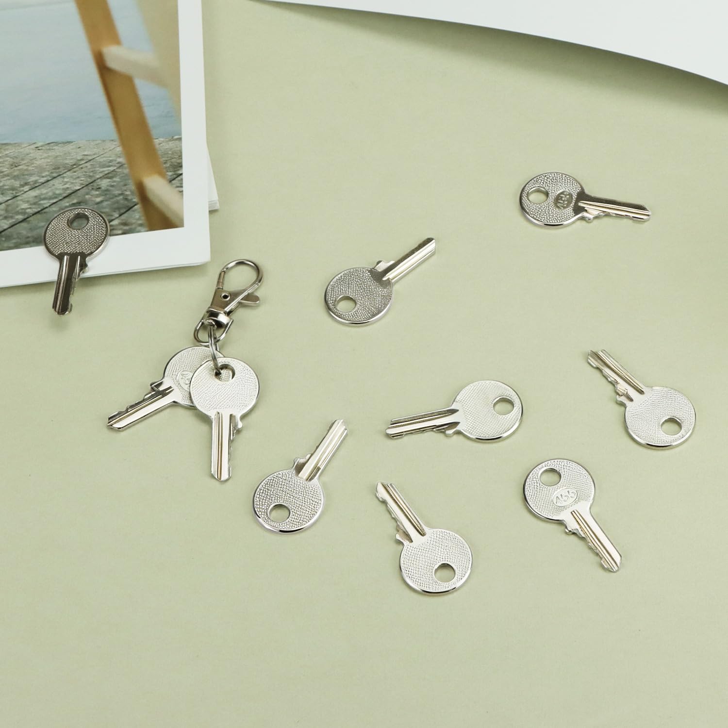 QWORK Equipment Replacement Key, 10 Pack Replacement Key Compatible with 5P8500