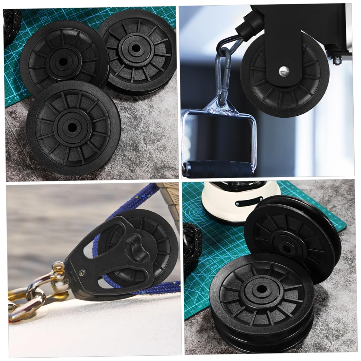 Lot De 2 Goupilles De Sécurité Tête Sphérique – Fer Noir, 13 Cm, Pour Machine à Câble, Banc De Musculation Et Poulie
