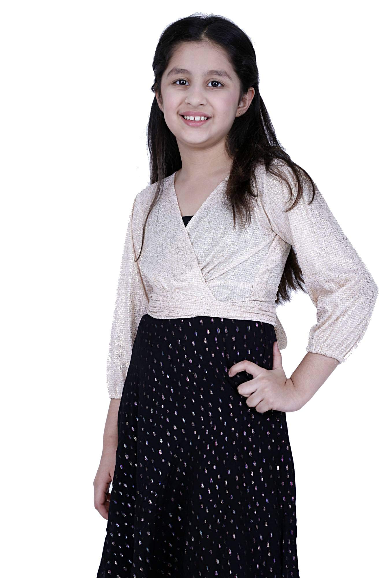 Phee-B Wrap Around Shimmer Shrug