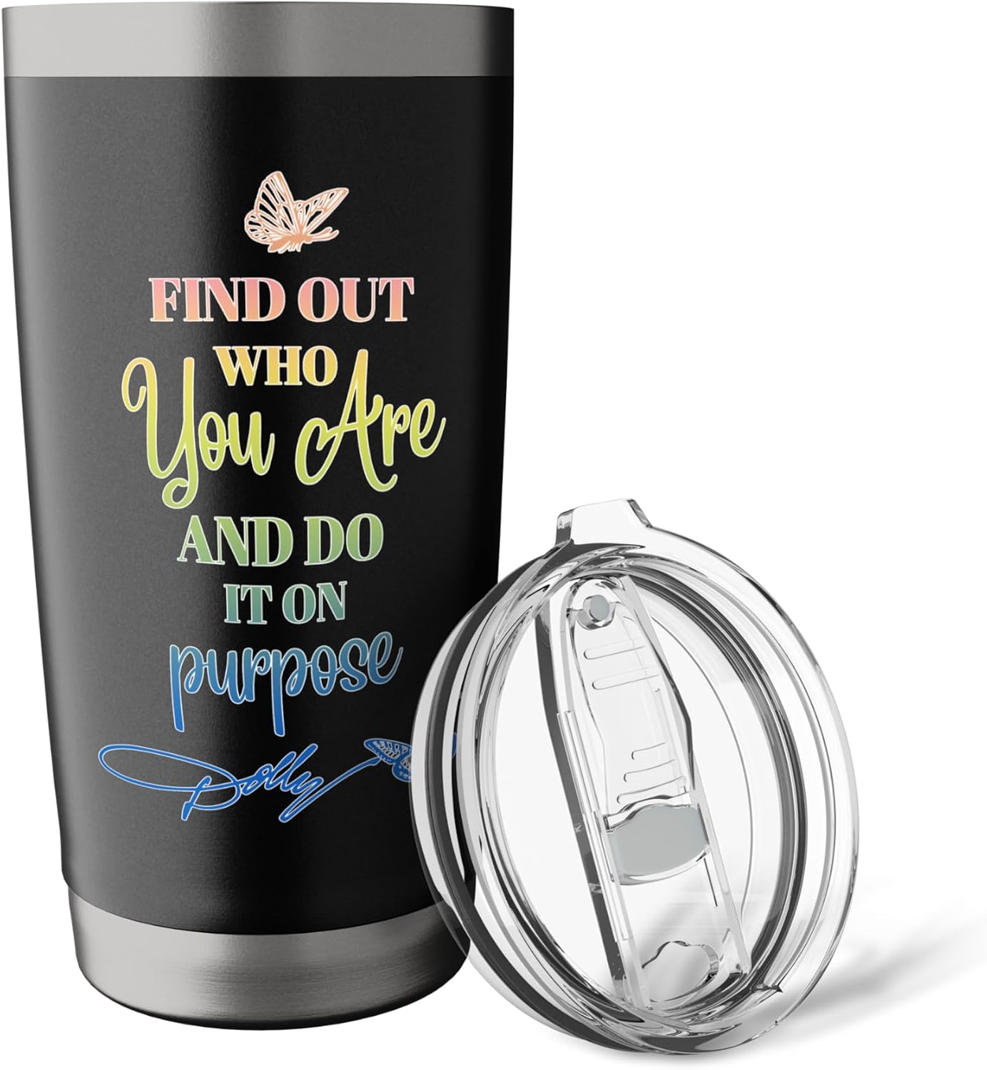 Find Out Who You Are Stainless Steel Insulated Tumbler image 5