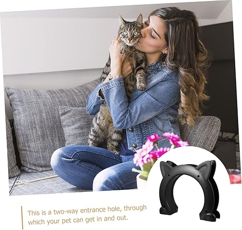 Miniatura 6 de KESYOO Cat Door Pet Interior Door for Cats and Kittens Easy Installation for Entry and Exit for Litter Box Access