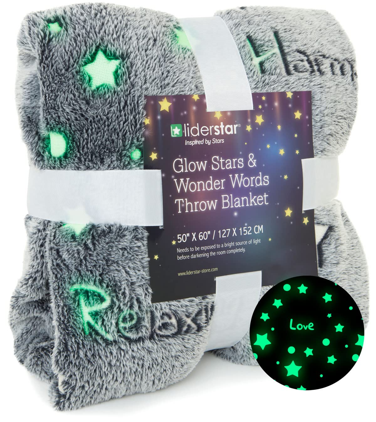 Amazon.com: Glow in The Dark Throw Blanket,Super Soft Cozy Furry