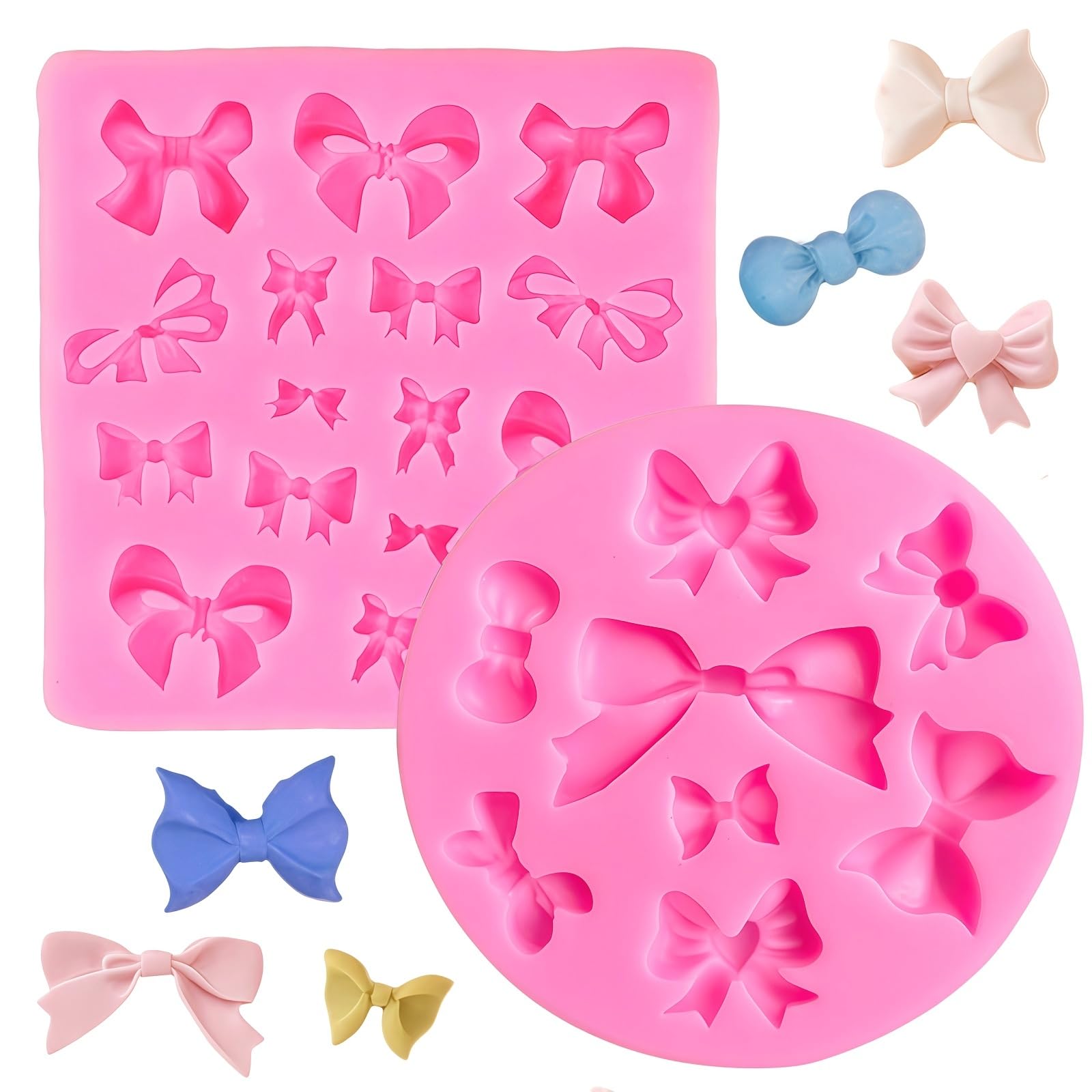 SamHeng Mini Bow Mould, 2 Pcs, Fondant Moulds