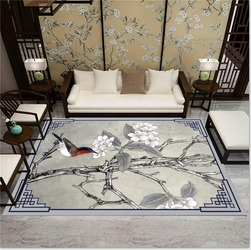 Tapis chambre enfant garcon gris pour créer un coin lecture cosy 140x180