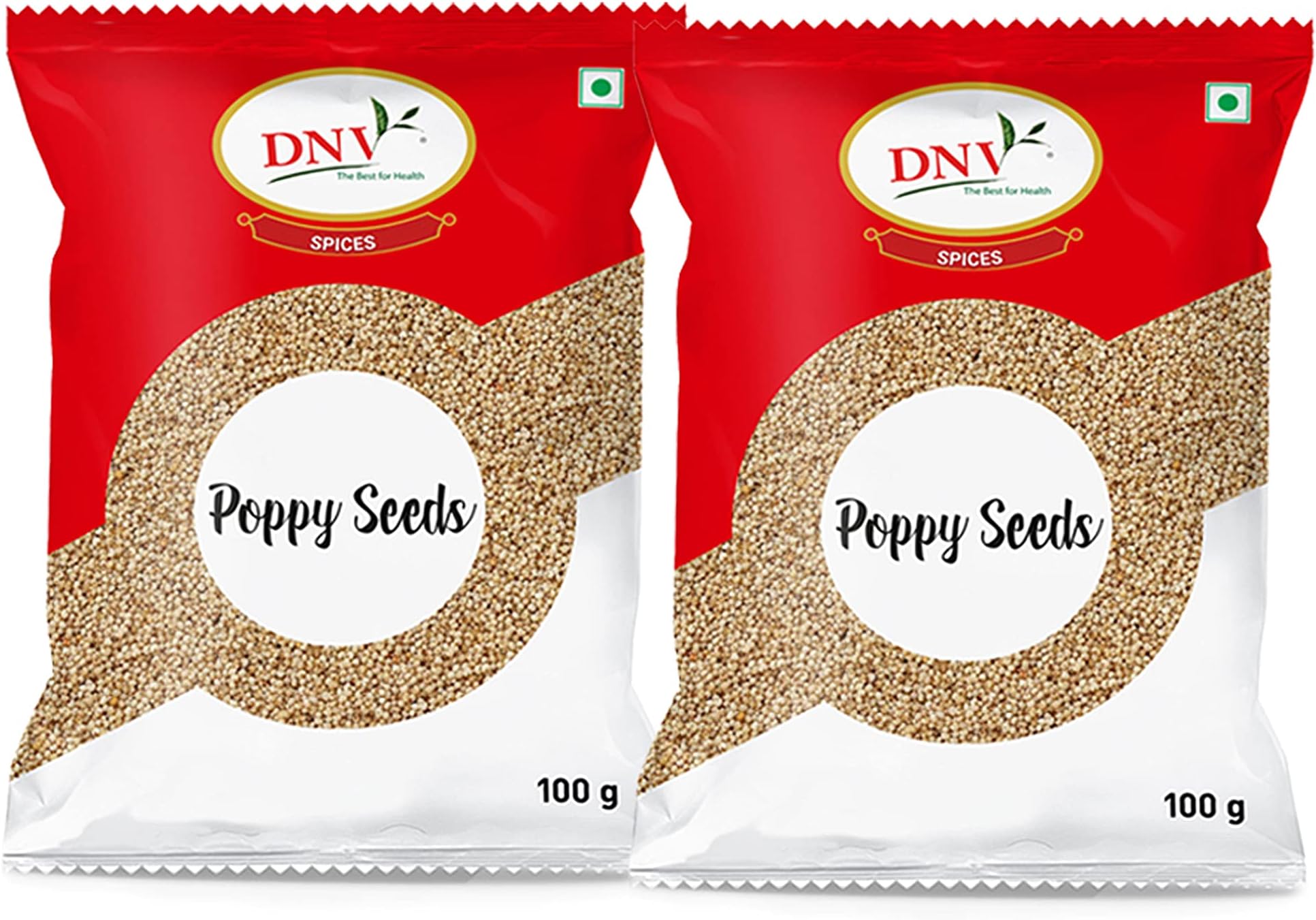DNV Natural Whole Khus Khus | Poppy Seeds | Posta Dana | khas khas, Pack of 2-100g Each