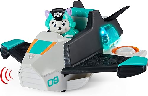 Miniatura 13 de Paw Patrol, Jet to The Rescue Skye Deluxe - Vehículo transformador con luces y sonidos