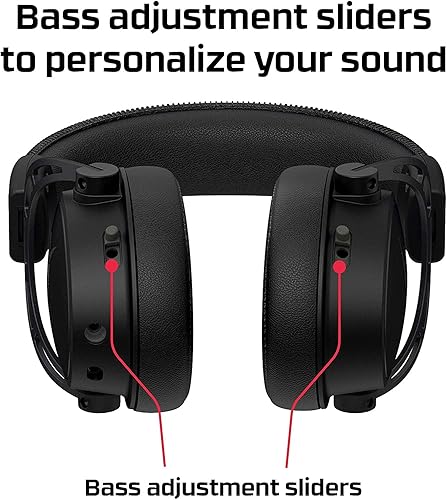 Miniatura 4 de HyperX Cloud Alpha S - Auriculares para juegos de PC sonido envolvente 71 graves ajustables controladores de doble cámara mezclador de chat cuero