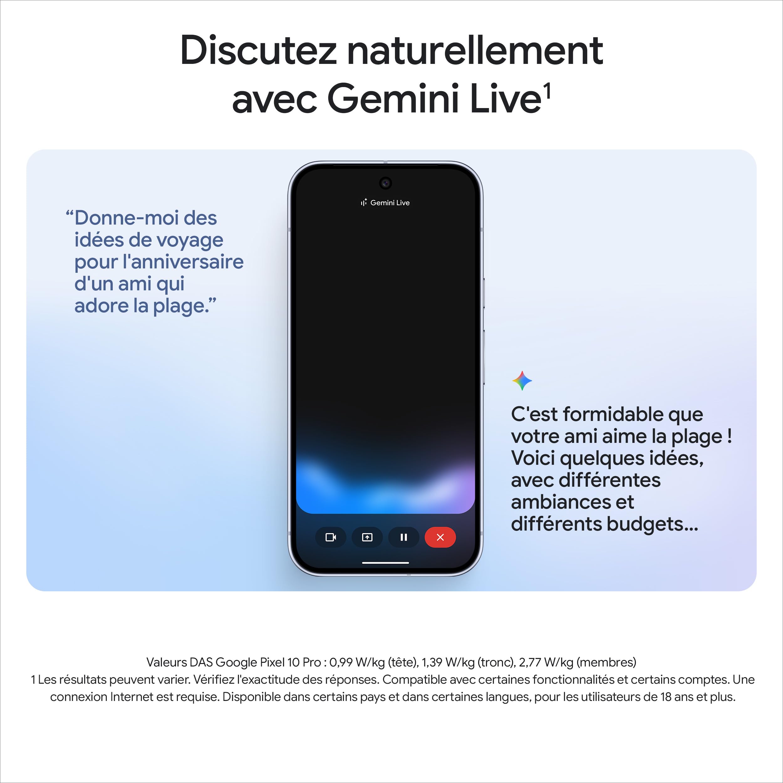 Google Pixel 10 Pro – Smartphone Android débloqué avec Gemini, Triple Appareil Photo arrière, Plus de 24 Heures d'autonomie et écran Super Actua 6,3 Pouces - Noir Volcanique, 128GB