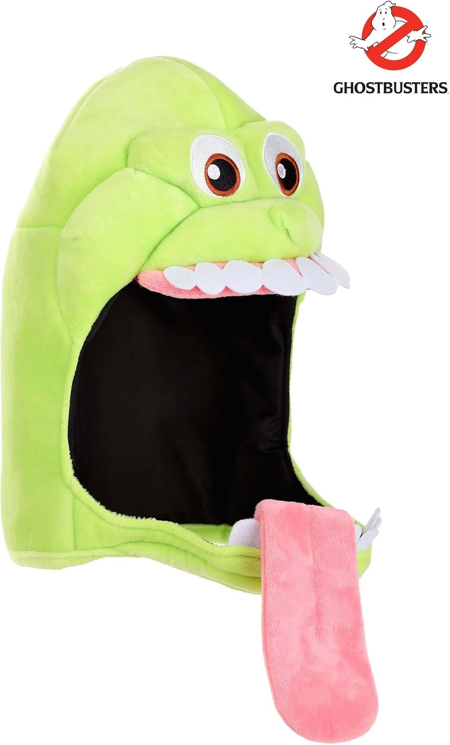 Slimer Jawesome Adult Costume Hat - Soft Plush Fabric with Embroidered Eyes, Officially Licensed