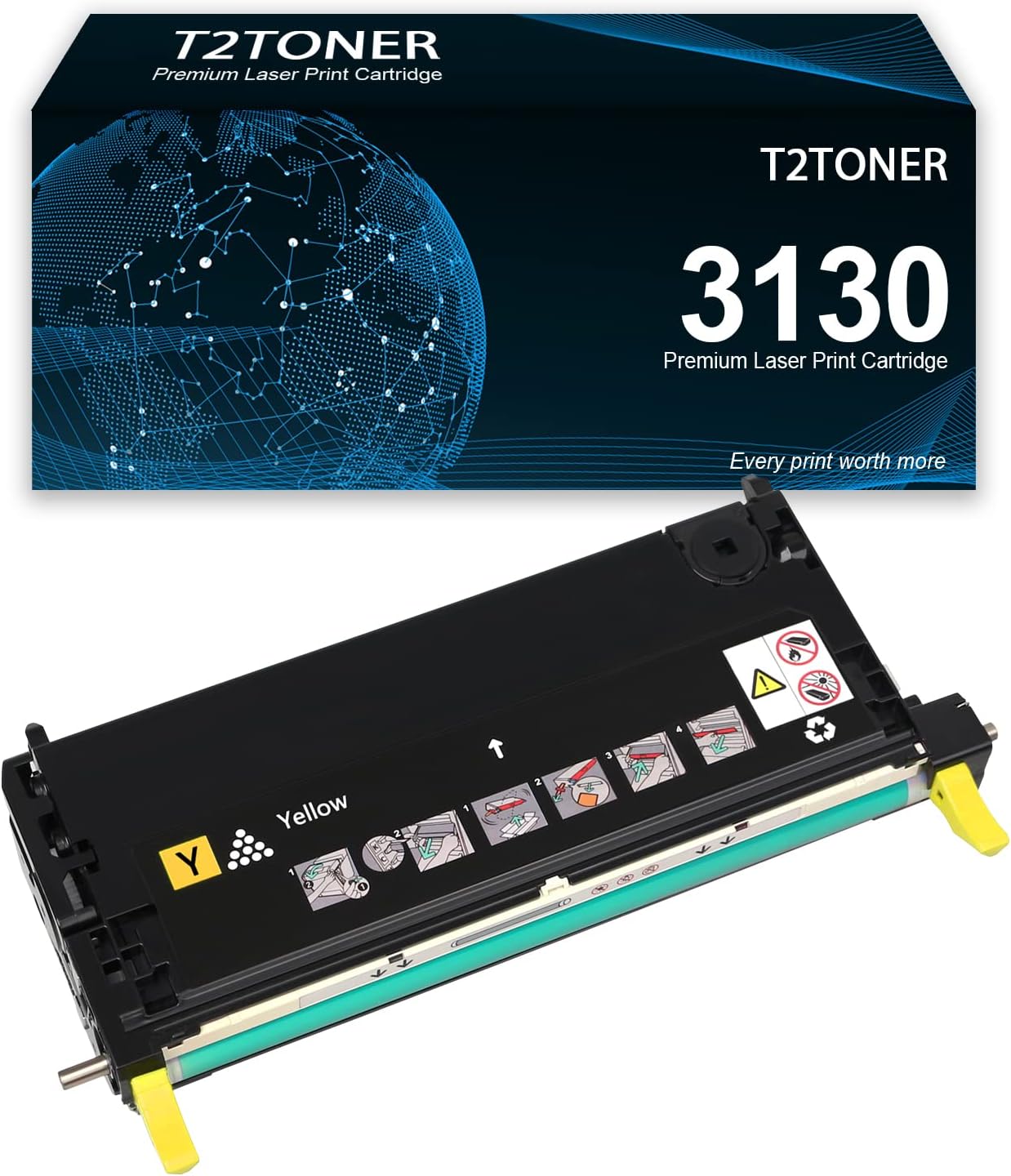 T2TONER Remanufactured 3130 3301204 Toner Cartridge