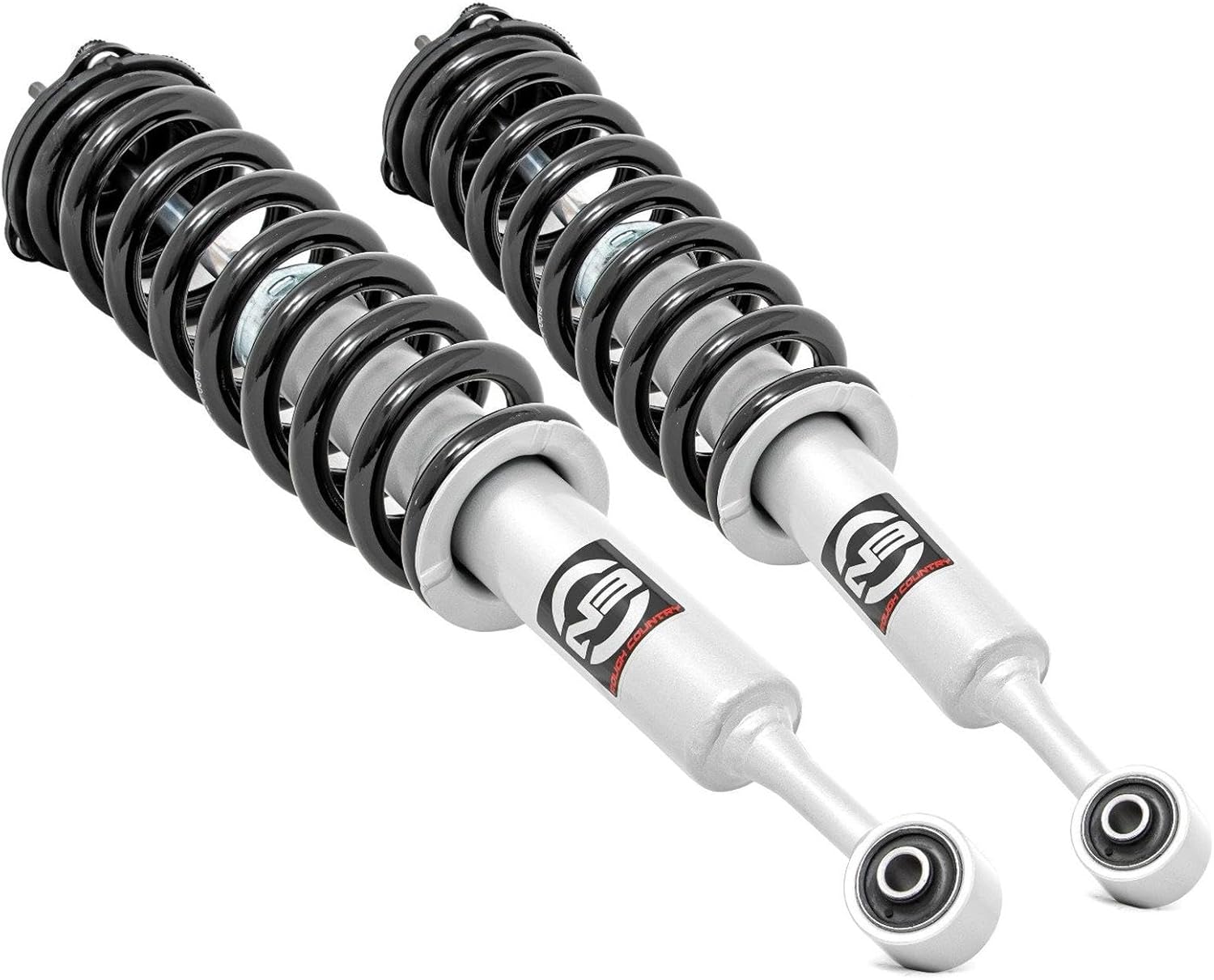 Rough Country N3 Loaded Struts for Toyota 4Runner & FJ Cruiser (2003-2009) w/3" Lift - Performance Suspension Upgrade, 2 Pre-Loaded Coil Struts