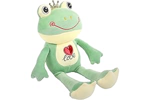 CAZOYEE Soft Frog Plush Stuffed Animal: Your Enchanted Prince in Froggy Form
