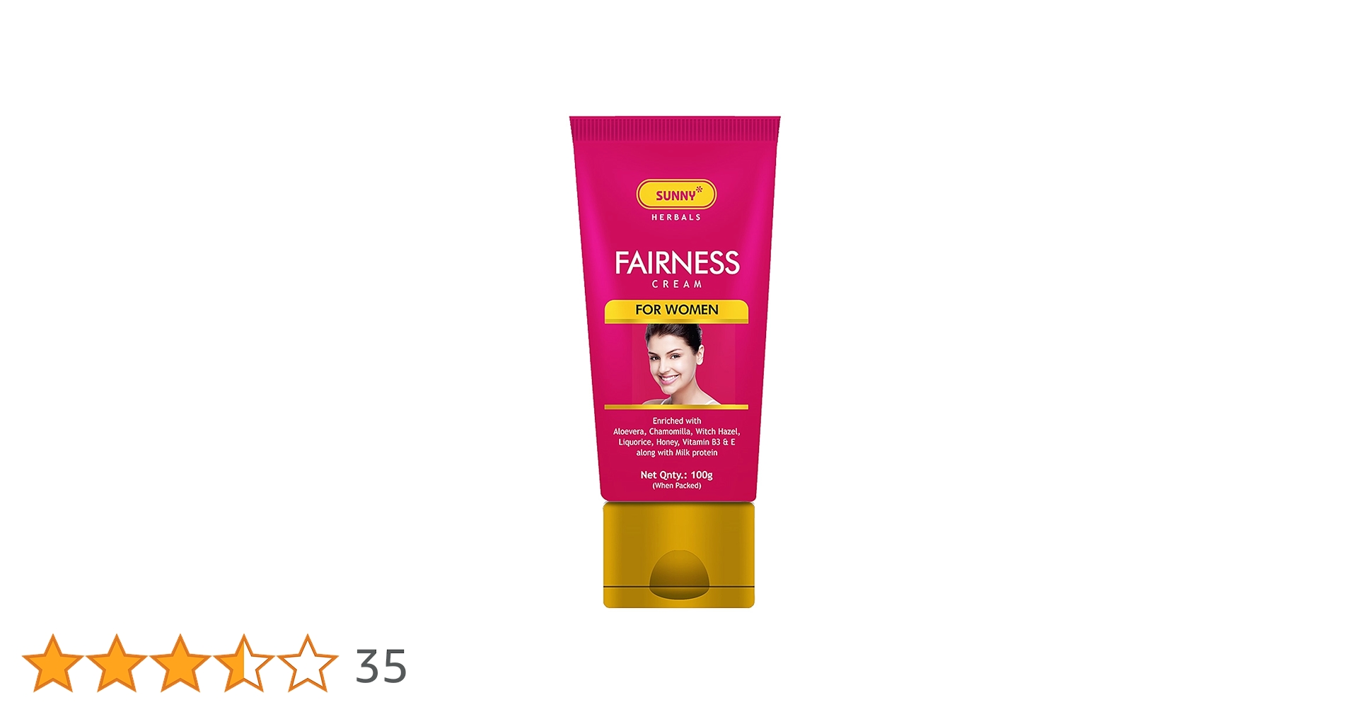 フェイスクリーム Sunny Sunny Bakson's Fairness Cream With Aloevera, Chamomilla, Witch