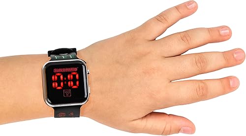 Miniatura 5 de Accutime Nintendo Super Mario Digital Flashing LCD Reloj de pulsera para niños, niñas, niños pequeños con correa negra (Modelo GSM4203AZ), Negro -,