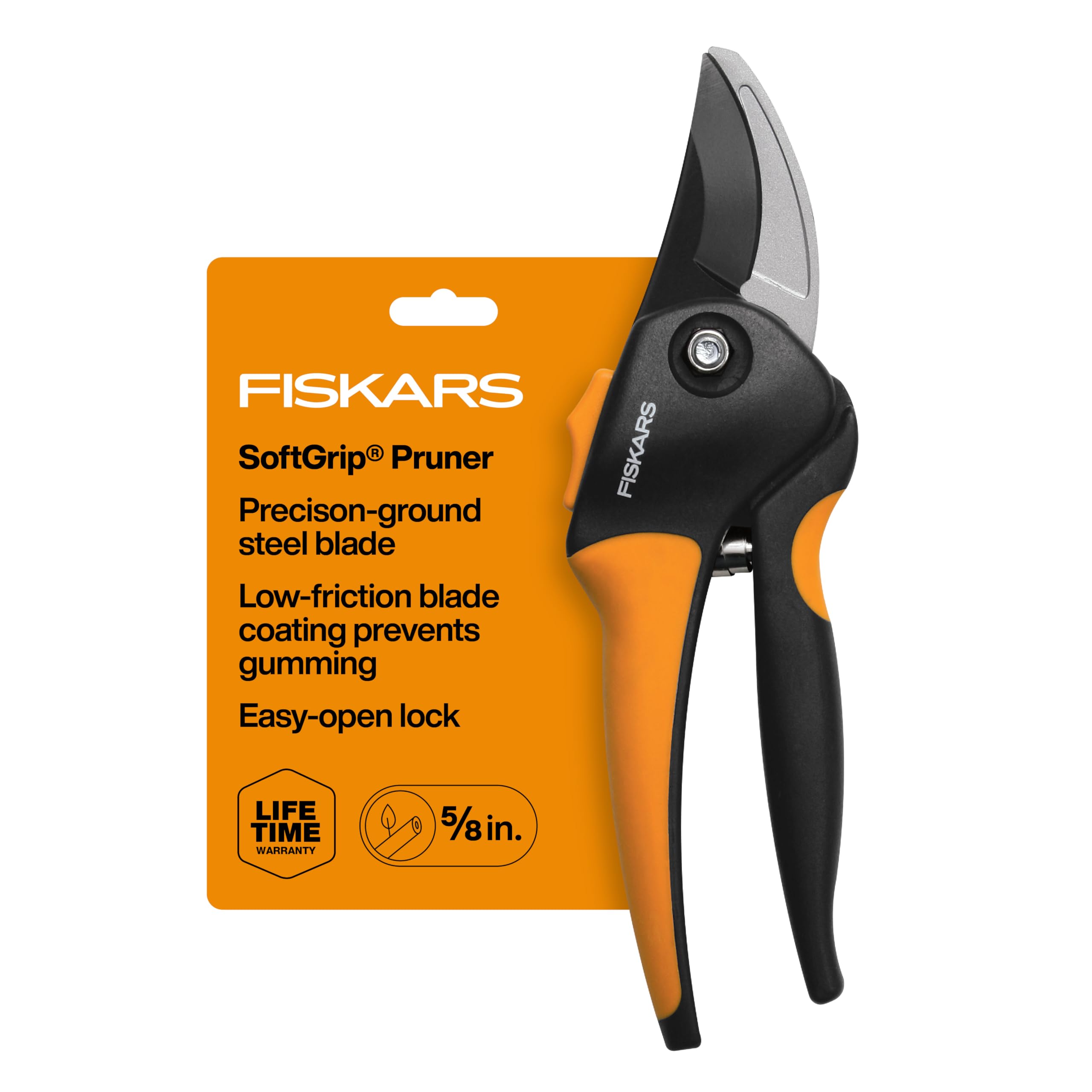 Fiskars Inc Blackorange 26,7 cm 79436965 Softgrip Bypass Sekator